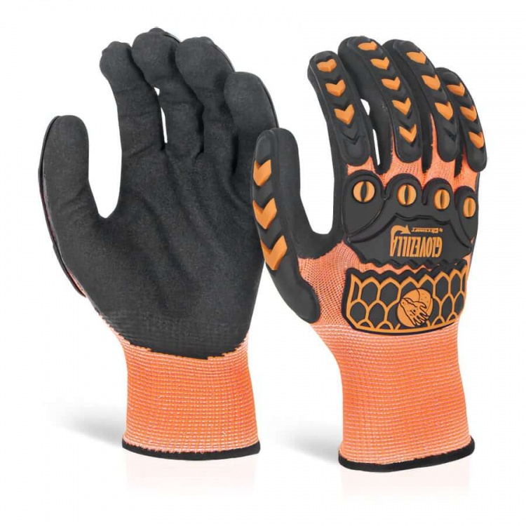 Glovezilla GZ63 Sandy Nitrile Coated Glove BK Safetywear